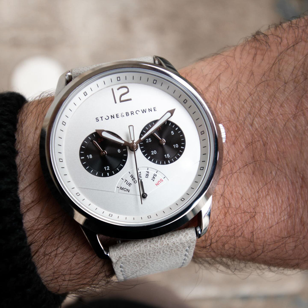Crisp White - A Classic Watch with Bold Design and Clean Dial That’s Built to Last
